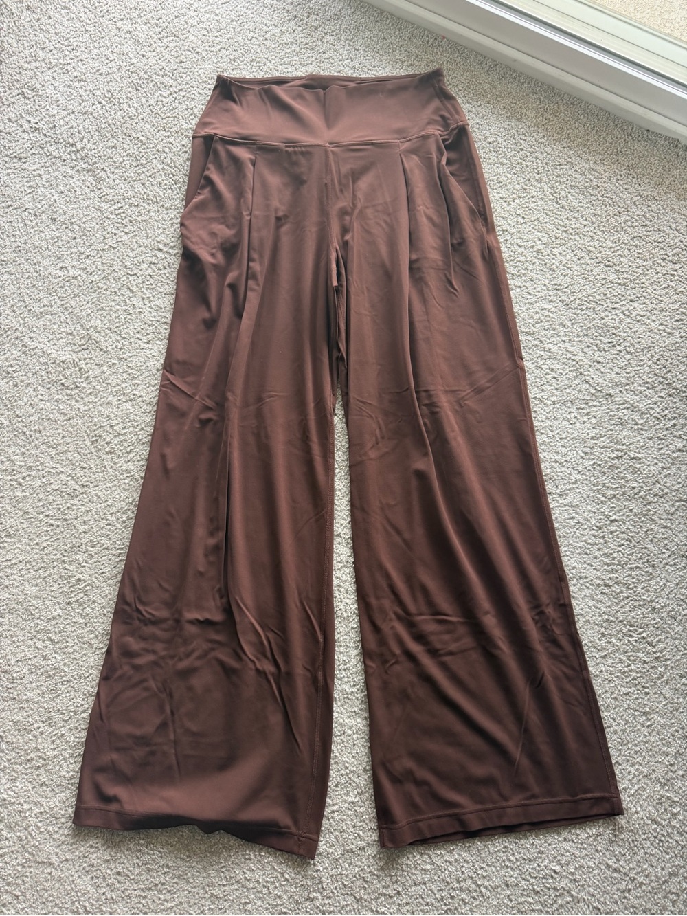 lululemon athletica Align Palazzo Pants Tall — Brown Lava Cake